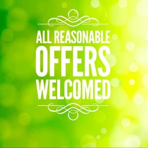 Reasonable offers welcome on all closet items